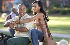 Columbus Short and Meagan Good in "Stomp The Yard"