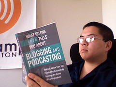 Picture of book, What No One Tells you about Blogging and Podcasting