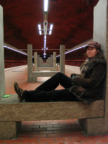 EFIT 06:14 - Alone at the platform at Skarpnäck subway station