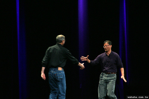 Steve Jobs & Jerry Yang @ Macworld 2007 Keynote