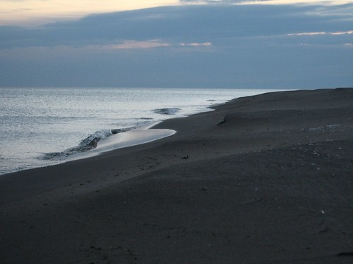 Deserted beach (Guntur Holiday Village, Black Sea coast of Turkey)