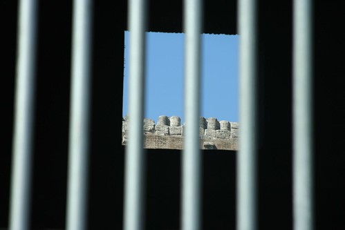 Colosseum behind bars