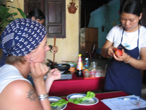 Wend learning to cook, Hoi An 1