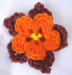Fall Crochet flower