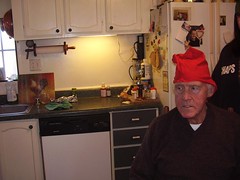 Dad with birthday hat