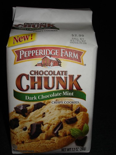 Pepperidge Farm Dark Chocolate Mint Chunk Cookies