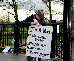 Osama Bin Laden, Anti-War March, Hyde Park Cor...