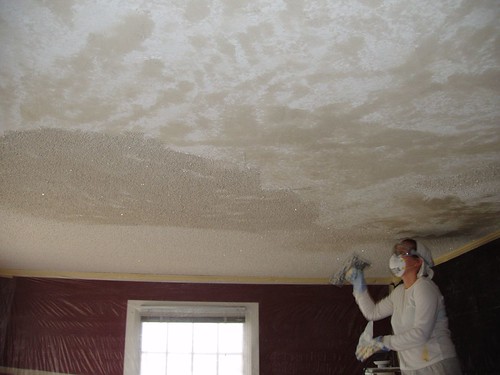 Popcorn Ceiling Removal - Oh The Fun!