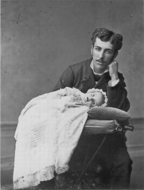 Father and child  postmortem picture