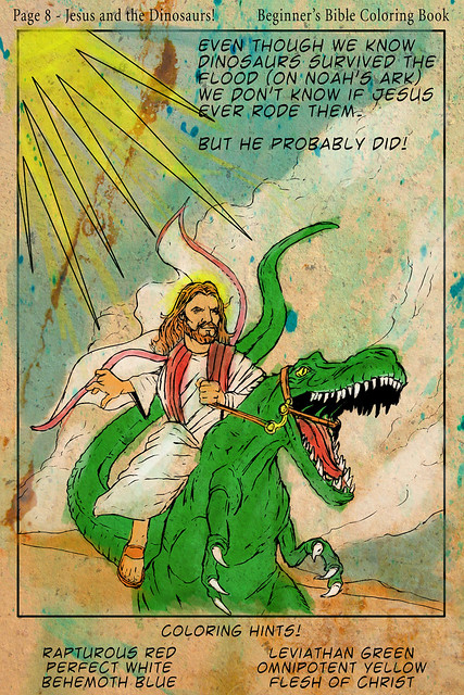 Beginner's Bible Coloring Book! Dad, did dinosaurs really exist?