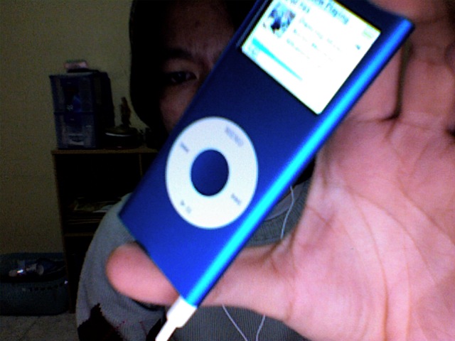 Blue iPod