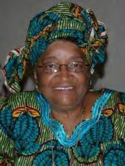 Ellen Johnson-Sirleaf, President of the Republic of Liberia. The west African nation has been a focal point in the international traffic of illegal diamonds. by Pan-African News Wire Photo File