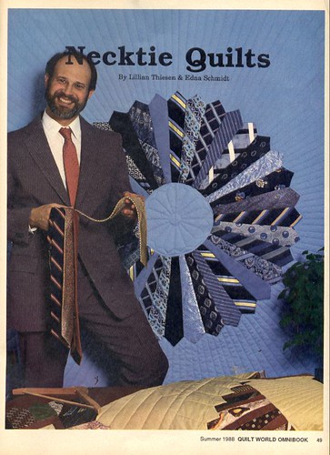Men's ties quilt