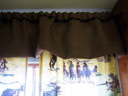 Kitchen Curtains Close Up