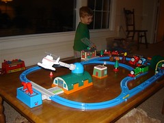 TRAIN TABLE: Built by Dad