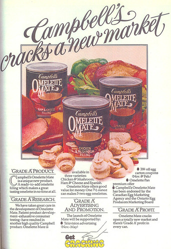 Vintage Ad #148 - Omelette Filling In A Can