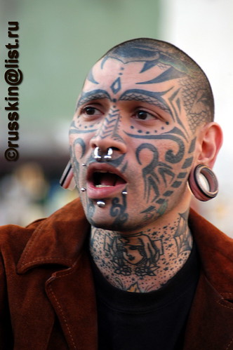 Tattooed pierced guy
