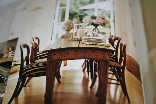 dreamy kitchen table and setting