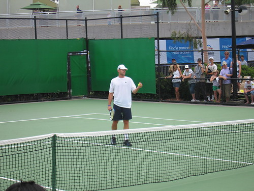 Roddick Australian Open. Andy Roddick - Australian Open Tennis Jan 2007. Andy Roddick practises on an outside court. Australian Open Tennis Jan 2007