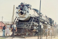 Chicago,Burlington & Quincy RR steam locomotive # 3006. Galesburg Illinois USA. June 1985.