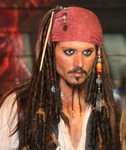Johnny Depp as Cap'n Jack Sparrow