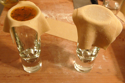 Yolk ravioli - filling