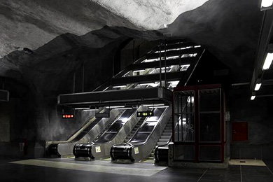 subway station in Stockholm 1
