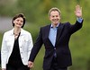 British Prime Minister Tony Blair and Wife