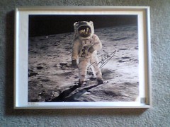 Buzz Aldrin signed photo