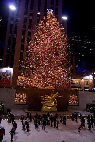 Rockefeller Skating Rink and Christmas Tree