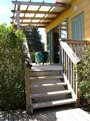 Sunnyhaven Steps to deck