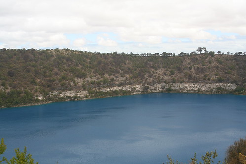 The blue lake