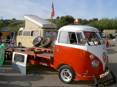 VW custom flatbed tow truck by Bagel