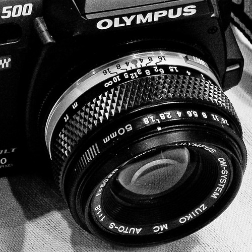 OM lens on Four Thirds camera