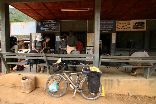 At the Lao border post...