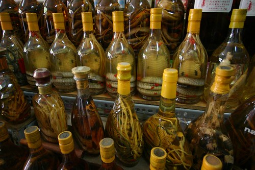 Vietnamese snake wine...Enjoy!