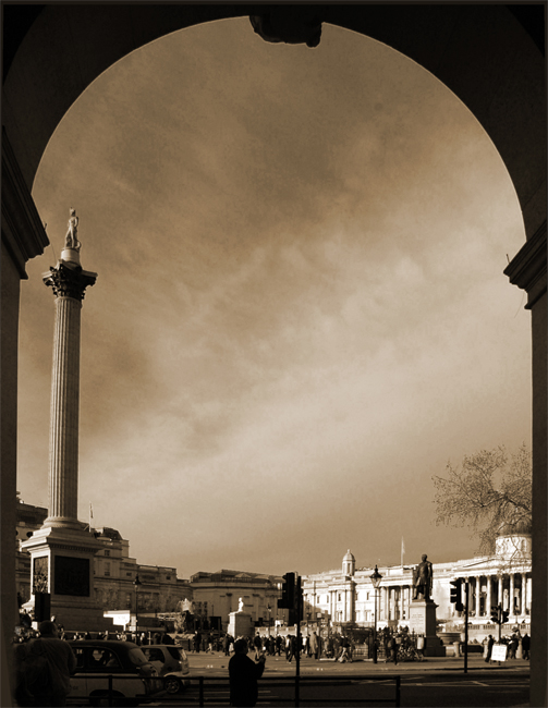 Trafalgar Square: Click for previous photo