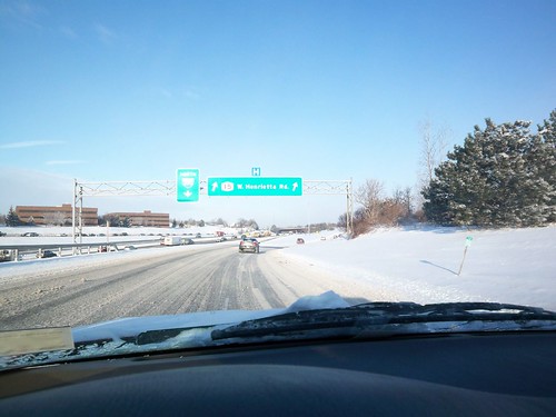 Winter's Drive: Off of 390, heading towards West Henrietta