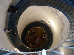 spiral staircase at St Mary's Lighthouse