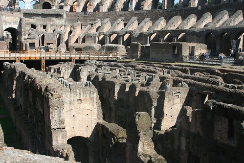 Roman Colosseum from inside