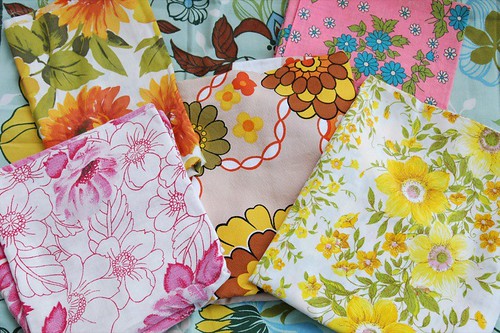 vintage fabric from aunty cookie