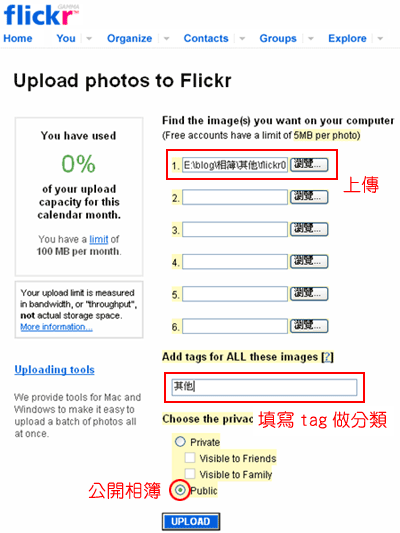 flickr說明2