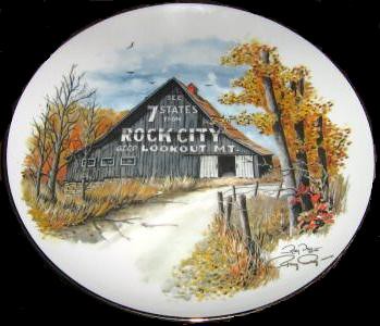 See Rock City plate