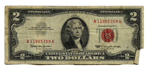 $2 US Note