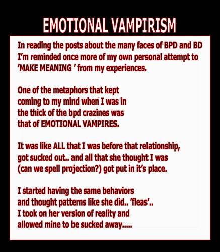 EMOTIONAL VAMPIRISM