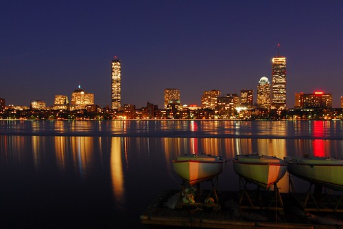 WinterNight 2007:  Boston CityScape por cgc0202.
