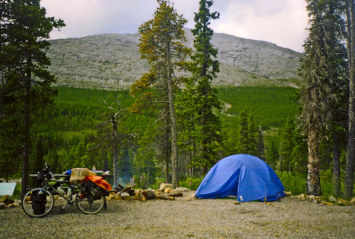 Florida to Alaska on Bicycle (#104)   August 8, 1997:  Summit Lake, British Columbia by worldwidewandering