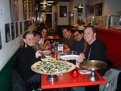 The gang at Albano's Brooklyn Pizzeria. (02/11/07)
