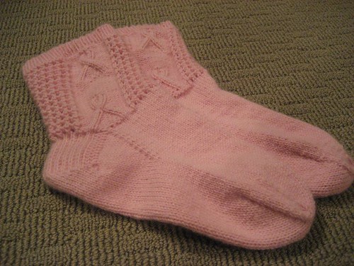Pink Cashmere Survivor Socks