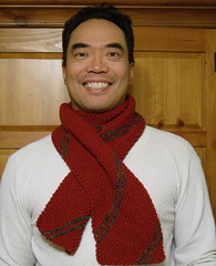 Del wearing Red Scarf #2